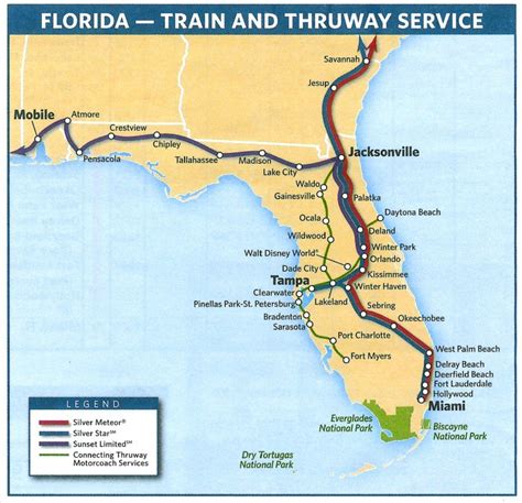 Florida amtrak map - Miami station is a train station in Miami-Dade County, Florida, on the border of Miami and Hialeah.It is the southern terminus for Amtrak's Silver Meteor and Silver Star trains. The station opened in 1978 to replace a 48-year-old Seaboard Air Line Railroad station. It is several blocks away from the Tri-Rail and Metrorail Transfer Station, but there is no …